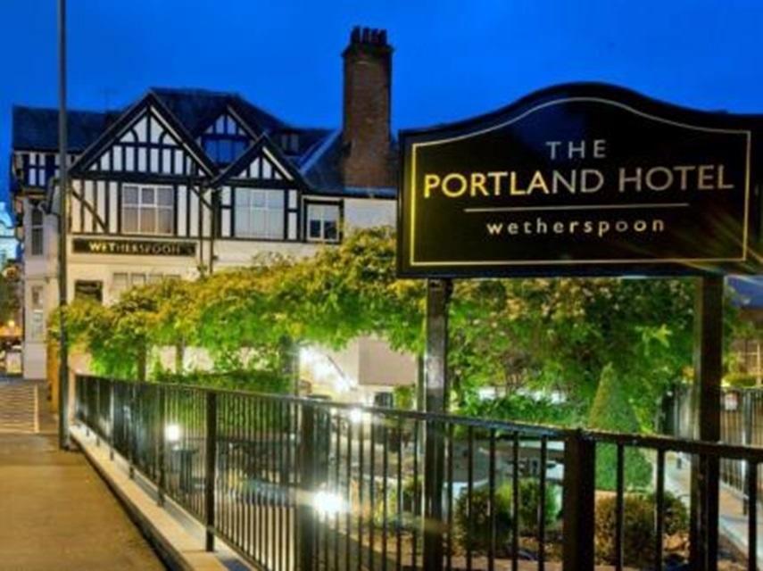 The Portland Hotel Wetherspoon Chesterfield Exteriér fotografie
